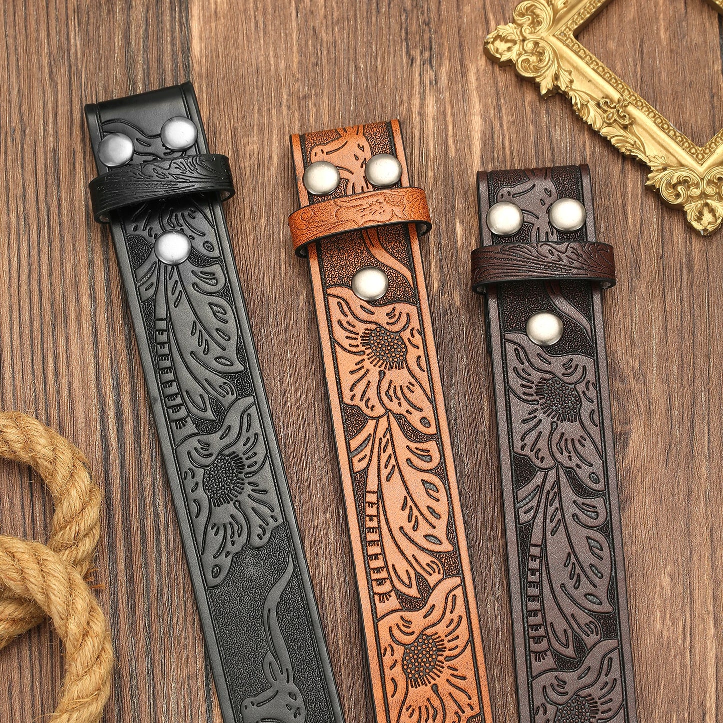 Western Belts (No Buckle)